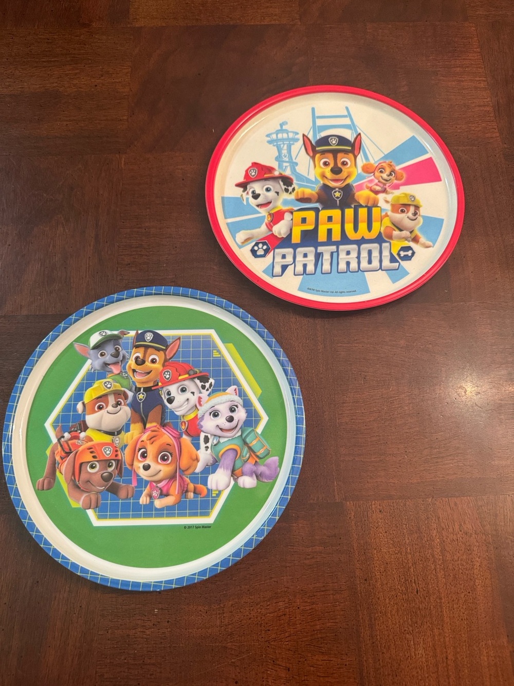 Paw Patrol Zak Designs Set of 2 Dinner Plates 8"